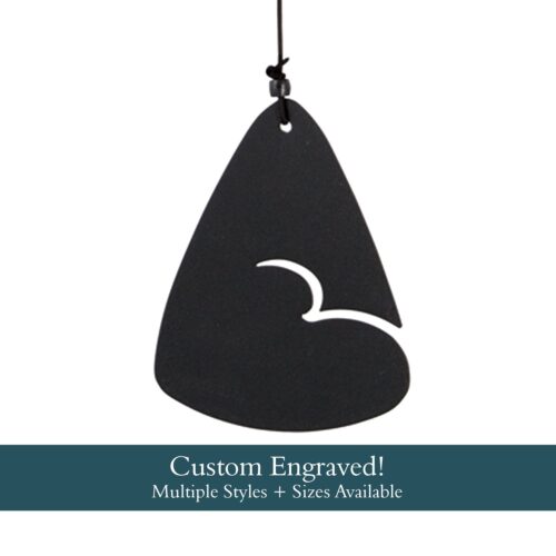 Personalized Engraved Wind Chime Sail Replacement - Custom Wind Catcher Tag - SAIL ONLY image 0