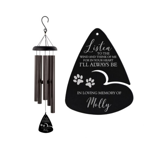 Pet Memorial Wind Chime for Dog | Dog Remembrance Gift | Pet Loss Memorial Keepsake image 0