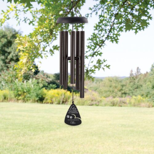 Personalized Pet Memorial Wind Chime | Pet Loss Remembrance Gift | Sympathy Wind Chime for Pet Lovers image 0