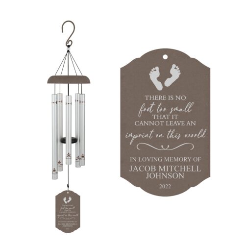 Child Memorial Wind Chime Gift | Miscarriage Stillborn Infant Loss Bereavement Sympathy Gift image 0