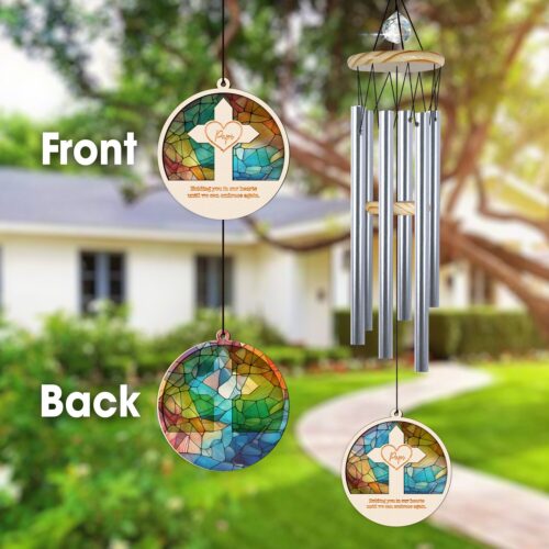 Personalized Memorial Wind Chimes - Loss of Mom Sympathy Bereavement Outdoor Gift image 0