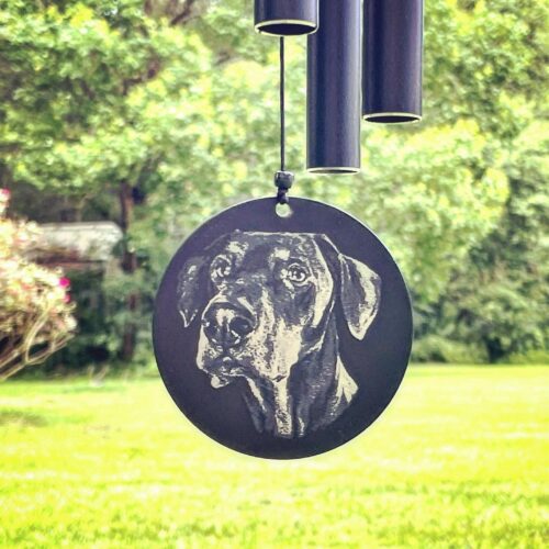 Custom Engraved Memorial Wind Chimes - Personalized Sympathy Gift for Garden - Mother's Day image 0