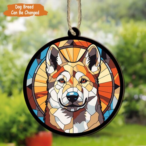 Personalized Cat Memorial Suncatcher - Pet Loss Sympathy Gift - Cat Remembrance Hanging Decor image 0